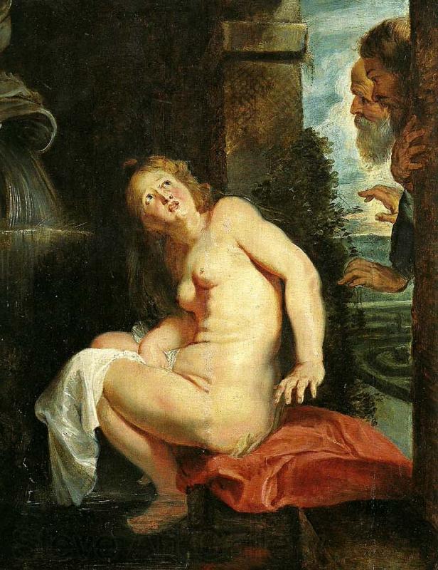 Peter Paul Rubens susanna och gubbarna France oil painting art